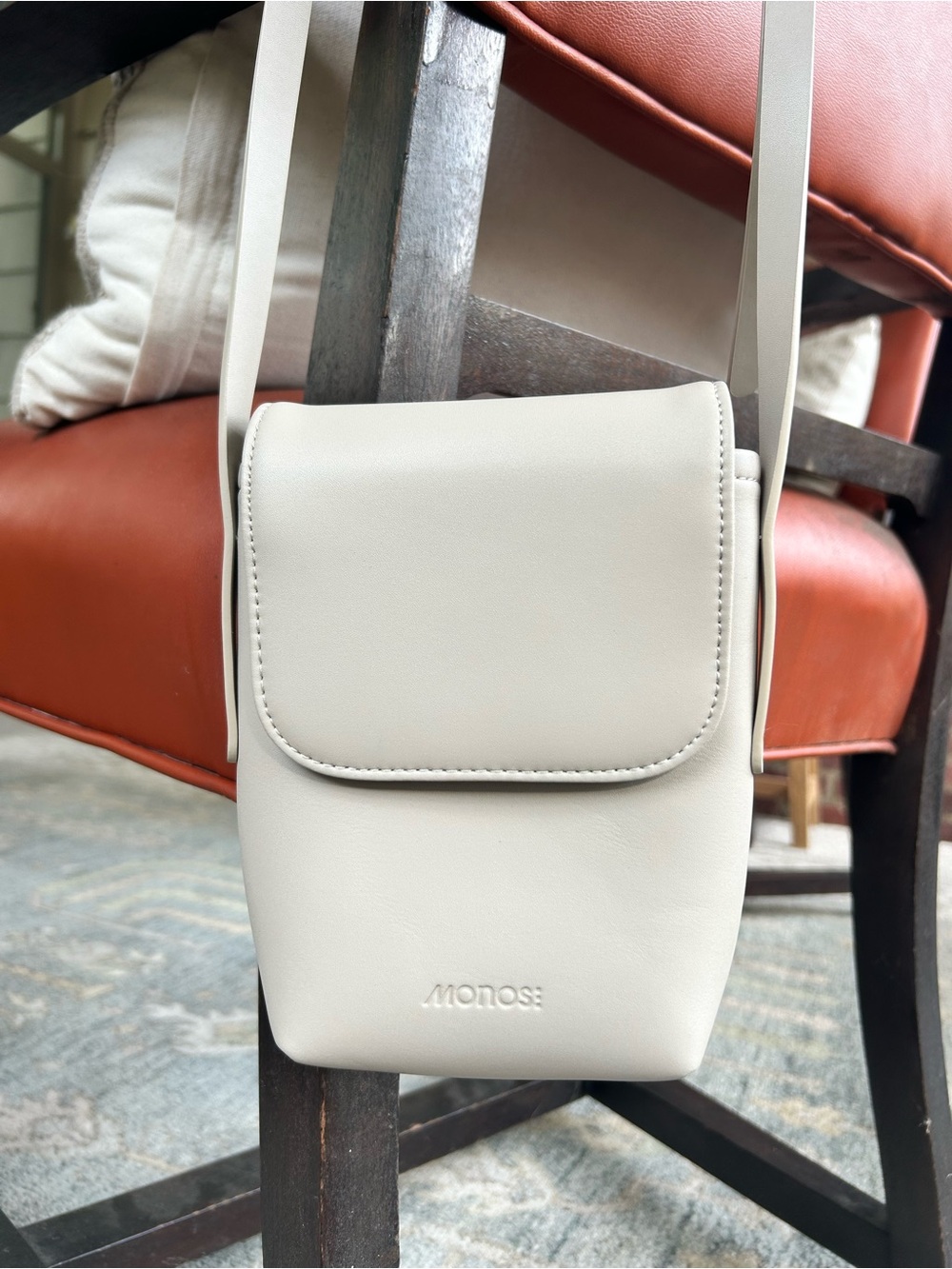 Monos Metro Mini Crossbody in Ivory